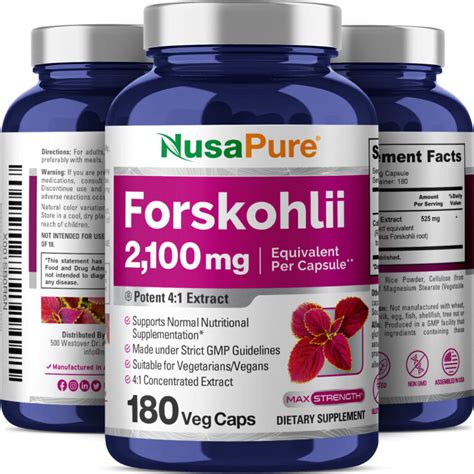 nusapure forskolin reviews